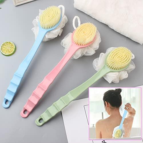 2 IN 1 Bath Brush with handle
